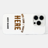 COQUES Case-Mate iPhone MARQUE BLANCHE MODERNE ET PERSONNALISABLE VÉRIFIÉE (Verso (horizontal))