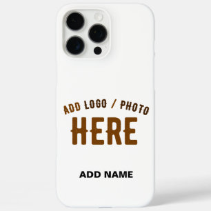 COQUES iPhone 16 PRO MAX MARQUE BLANCHE MODERNE ET PERSONNALISABLE VÉRIFIÉE