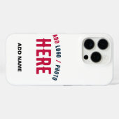 COQUES Case-Mate iPhone MARQUE BLANCHE MODERNE ET PERSONNALISABLE VÉRIFIÉE (Verso (horizontal))