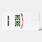 COQUES Case-Mate iPhone MARQUE BLANCHE MODERNE ET PERSONNALISABLE VÉRIFIÉE (Verso (horizontal))