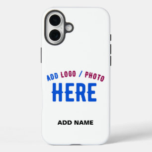 COQUES iPhone 16 PLUS MARQUE BLANCHE MODERNE ET PERSONNALISABLE VÉRIFIÉE