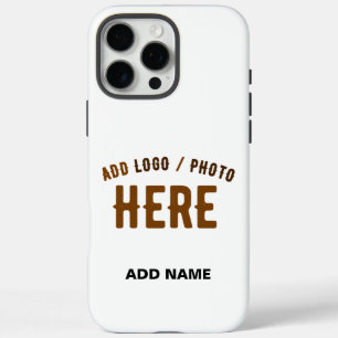 COQUES iPhone 16 PRO MAX MARQUE BLANCHE MODERNE ET PERSONNALISABLE VÉRIFIÉE