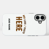 COQUES Case-Mate iPhone MARQUE BLANCHE MODERNE ET PERSONNALISABLE VÉRIFIÉE (Verso (horizontal))