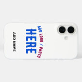 COQUES Case-Mate iPhone MARQUE BLANCHE MODERNE ET PERSONNALISABLE VÉRIFIÉE (Verso (horizontal))