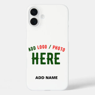 COQUES iPhone 16 PLUS MARQUE BLANCHE MODERNE ET PERSONNALISABLE VÉRIFIÉE