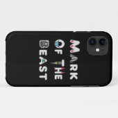 Coques Case-Mate iPhone Marque De La Bête (Dos (Horizontal))