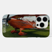 Coques Case-Mate iPhone Marque de style rouge Avion Photo, Aviation (Verso (horizontal))