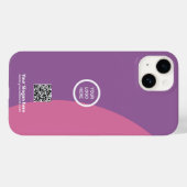 Coques Case-Mate iPhone Marque d'entreprise personnalisée (Verso (horizontal))