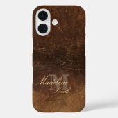 Coques Case-Mate iPhone Marque en cuir Faux Faux Cowhide (Verso)
