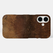 Coques Case-Mate iPhone Marque en cuir Faux Faux Cowhide (Verso (horizontal))