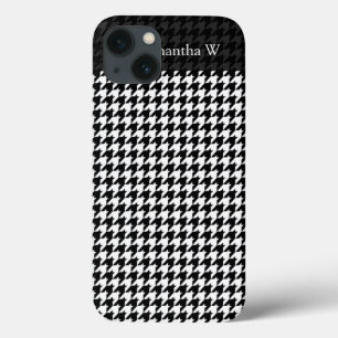 Coques Pour iPhone Marque noire/blanche de mode stylisée