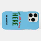 COQUES Case-Mate iPhone MARQUE VÉRIFIÉE SKY BLEU MODERNE ET MODERNE (Verso (horizontal))