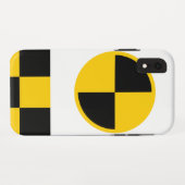 Coques Case-Mate iPhone Marqueurs de test de crash dynamique (Dos (Horizontal))
