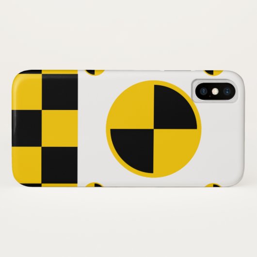 Coques Case-Mate iPhone Marqueurs vibrants d'essai d'accident (Dos (Horizontal))