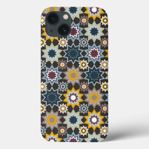 Etui iPhone 13 Marrakech bleu exotique tient le premier rôle le