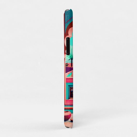 Coques Case-Mate iPhone Marrakech Maroc Chat Voyage Tourisme Souvenir (Dos/Droite)