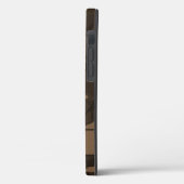 Coques Case-Mate iPhone Marron Camouflage Monogramme (Verso / Gauche)