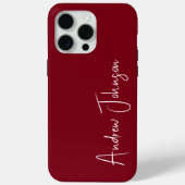 Coques Case-Mate iPhone Marron Monogrammé (Verso)