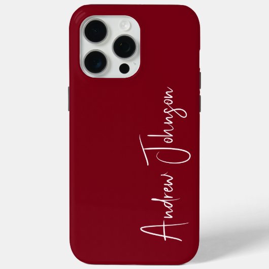 Coques Case-Mate iPhone Marron Monogrammé (Verso)