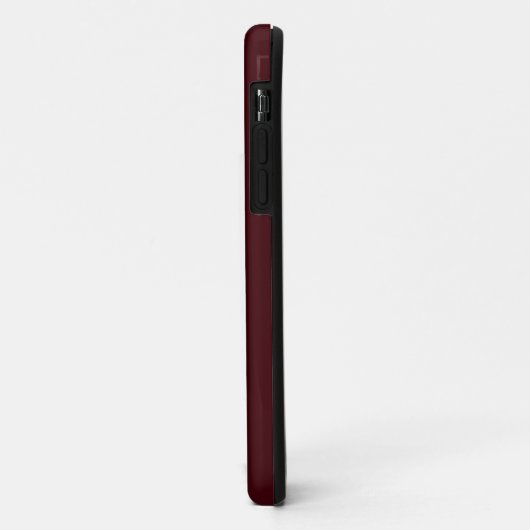 Coques Case-Mate iPhone Marron rouge foncé (Dos/Gauche)