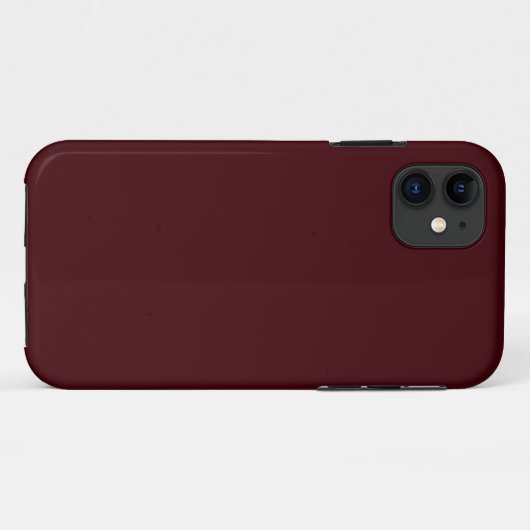 Coques Case-Mate iPhone Marron rouge foncé (Dos (Horizontal))