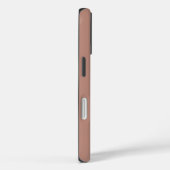 Coques Case-Mate iPhone Marron Terreux Chaud Esthétique Mousse de Mocha (Verso / Droite)