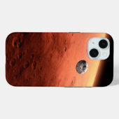 Coques Case-Mate iPhone Mars Science Laboratory approchant Mars. (Verso (horizontal))