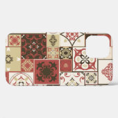 Coques Case-Mate iPhone Marsala Marsala Marsala Motif en Carrelage (Verso (horizontal))