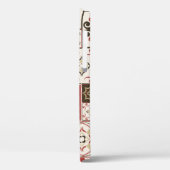 Coques Case-Mate iPhone Marsala Marsala Marsala Motif en Carrelage (Verso / Gauche)