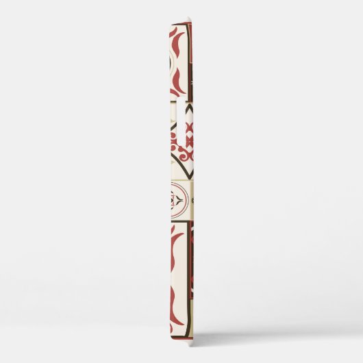 Coques Case-Mate iPhone Marsala Marsala Marsala Motif en Carrelage (Verso / Droite)