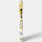 Coques Case-Mate iPhone Martini au Citron Élégant Monogrammé (Verso / Gauche)