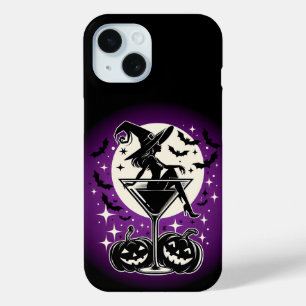 Coque Pour iPhone 15 Martini de la Sorcière Violette