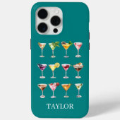 Coques Case-Mate iPhone Martini Madness Monogrammed (Verso)