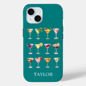 Coques Case-Mate iPhone Martini Madness Monogrammed (Verso)