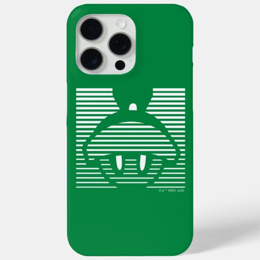 Coques Case-Mate iPhone MARVIN L'Icône rayée MARTIAN™ (Verso)