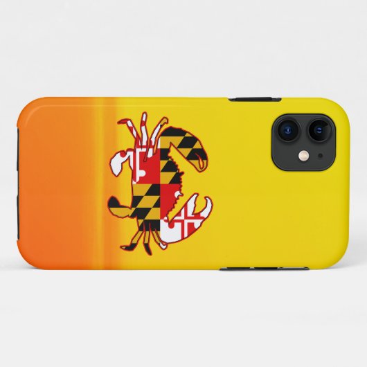 Coques Case-Mate iPhone Maryland Flag (Dos (Horizontal))