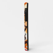 Coques Case-Mate iPhone Masaï d'art africain Abstrait géométrique (Dos/Gauche)
