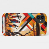 Coques Case-Mate iPhone Masaï d'art africain Abstrait géométrique (Dos (Horizontal))