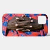 Coques Case-Mate iPhone Masai Man's Hands, Ngorongoro Conservation (Verso (horizontal))