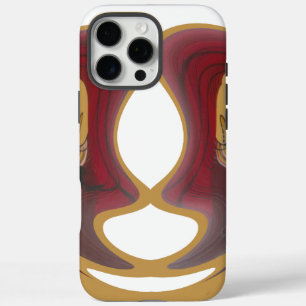 iPhone 16 Pro Max Case Masai Tribal Whirt Art Imprimer