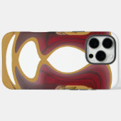 Coques Case-Mate iPhone Masai Tribal Whirt Art Imprimer (Verso (horizontal))