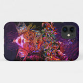 Coques Case-Mate iPhone Mascarade masque Beauté noir violet rose (Dos (Horizontal))
