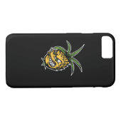 Coques Case-Mate iPhone mascotte d'ananas à visage féroce (Dos (Horizontal))