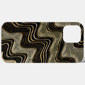 Coques Case-Mate iPhone Masculine Waves Abstrait moderne Cool Guy Fun (Verso (horizontal))