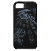 Coques Case-Mate iPhone Masonic Imaginaire bleu (Dos)