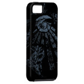Coques Case-Mate iPhone Masonic Imaginaire bleu (Dos/Droit)