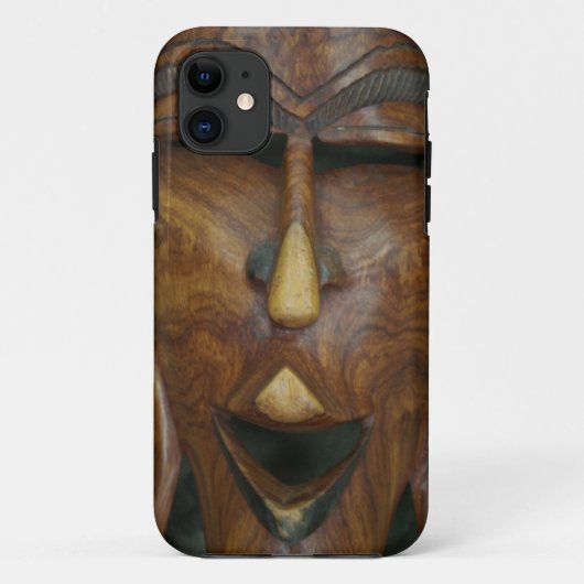 Coques Case-Mate iPhone Masque africain en bois (Dos)