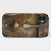 Coques Case-Mate iPhone Masque africain en bois (Dos (Horizontal))