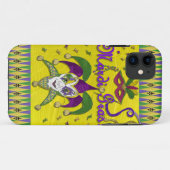 Coques Case-Mate iPhone Masque de bouffon Mardi Gras Arlequin (Dos (Horizontal))