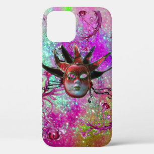 Case-Mate iPhone Case MASQUE DE JESTER ROUGE NOIR Fête masquée Violet Bl